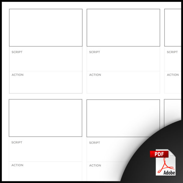 Free storyboard templates in PDF.